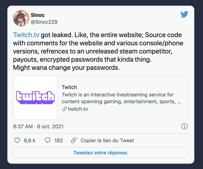 Twitch leak payout