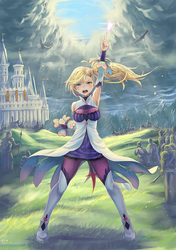 Tsundere Sorceress Takes Point The Witch of Wrath Minerva aka. the Witch of Tsundere - 9GAG