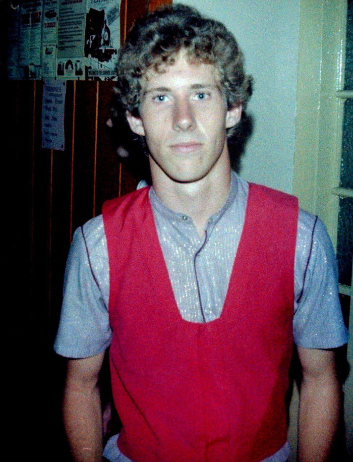 1983. Me working as a barman at a gay bar The Terminus, Fortitude Valley Brisbane Queensland