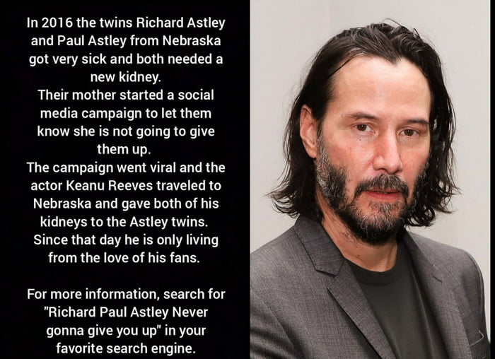 Keanu Reeves wholesome 9GAG