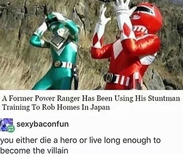 Red Power Ranger Prison And another former (red) ranger killed his roommate with a sword and ...