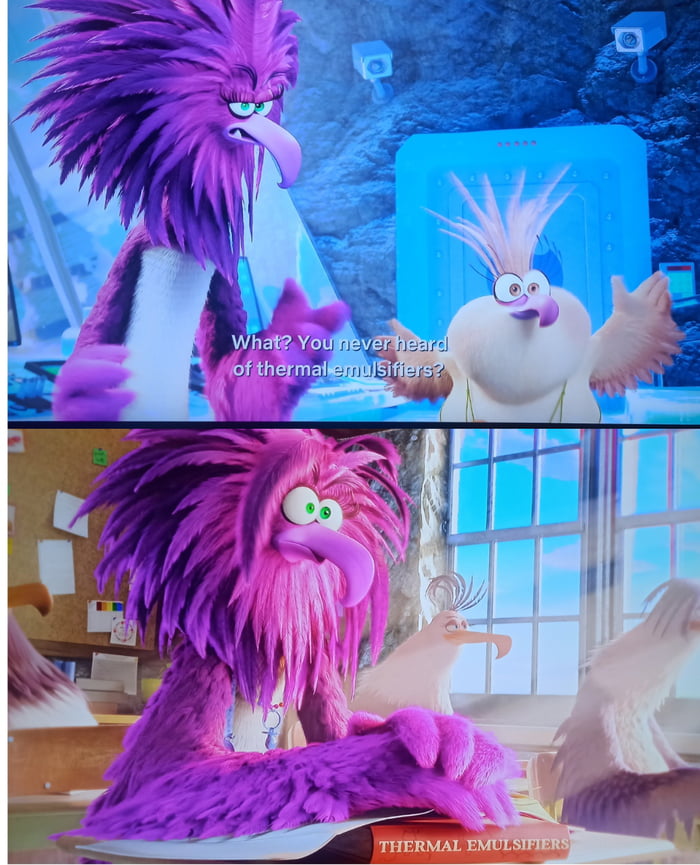 In Angry Birds 2 Movie 2019 Zeta Asks Her Scientist To Use Thermal 