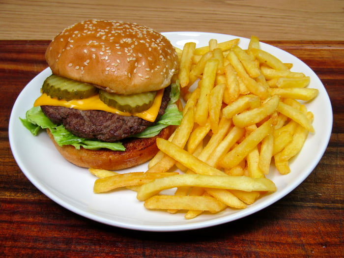 Butter Burger and Fries 9GAG