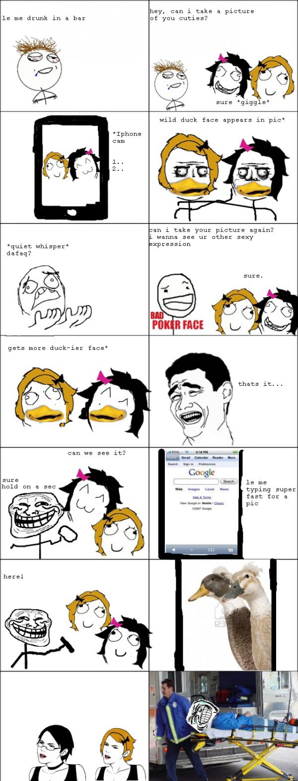 Wild duck face 9GAG