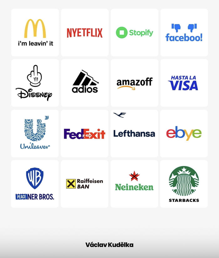 Czech designer has changed Logo of world known companies in order to ...