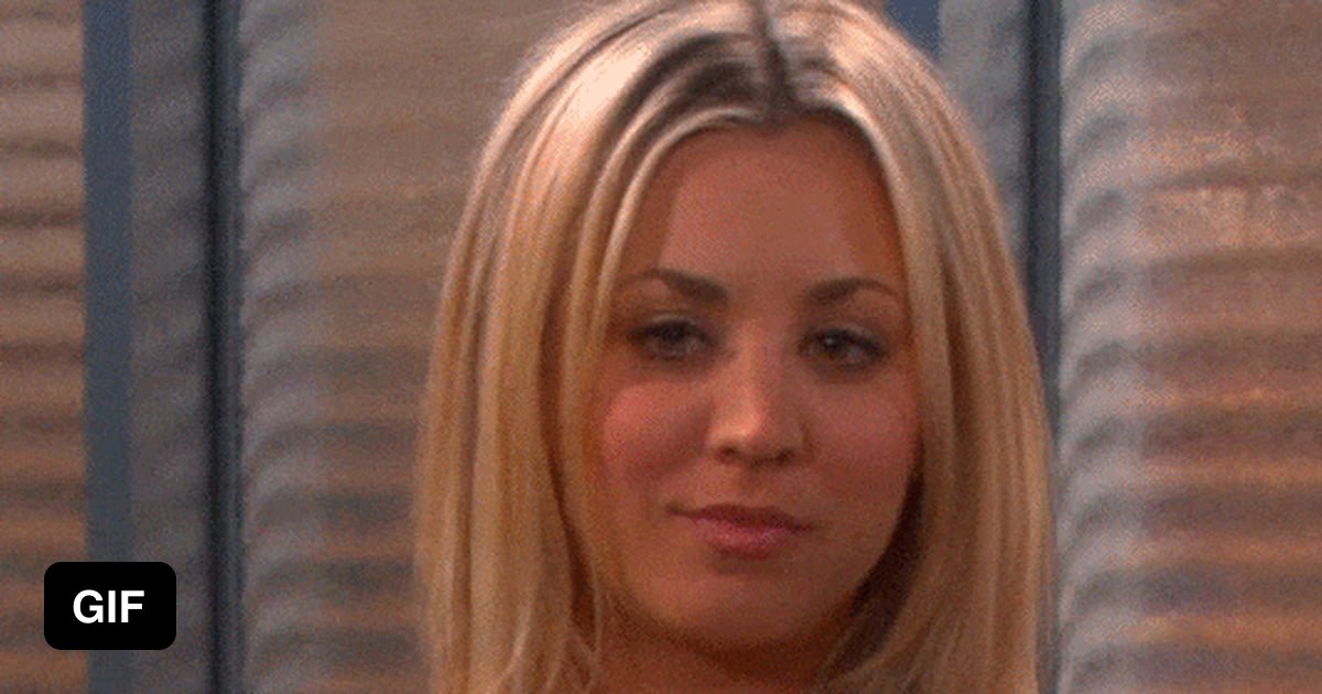 Kaley Cuoco Gag