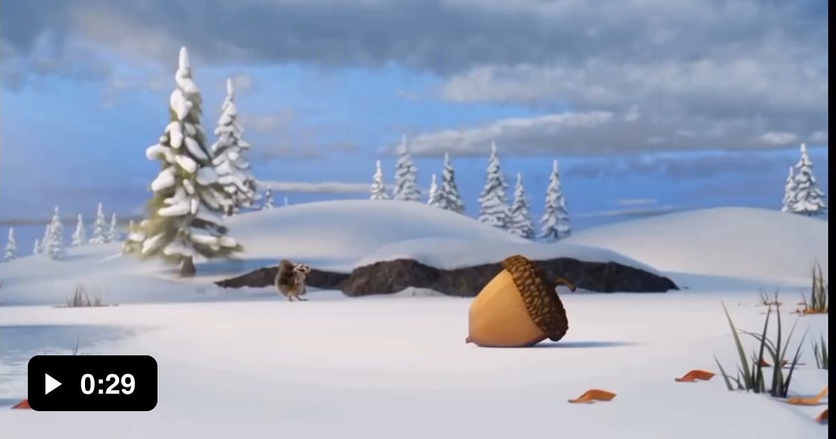 After 20 years of chasing, Scrat finally gets to eat his acorn. A