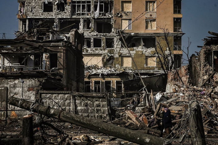 Kharkiv has been bombarded since the beginning of the Russian invasion ...