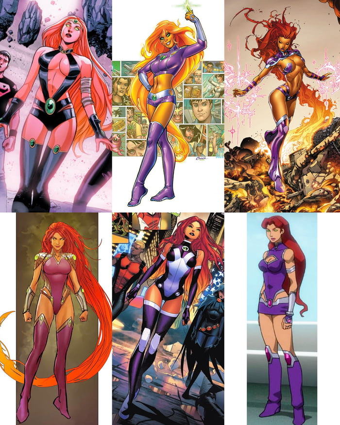 Which Is Starfires Best Costume Design Injustice 2015 Solo Series New 52 Justice League 7147