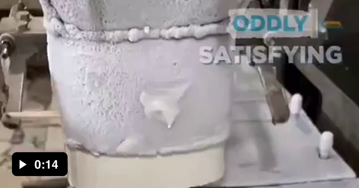 Cutting blocks of ice cream 9GAG