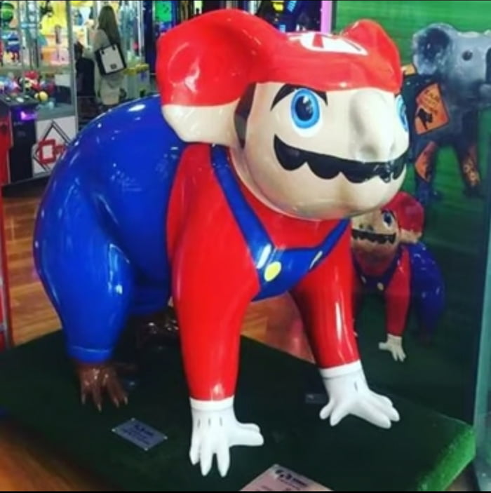 This failed attempt to turn Koala statue into Super Mario tourist ...