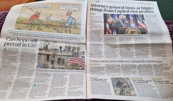 NZ Seems Interest In The Americans Riot They Call The Republicans And 