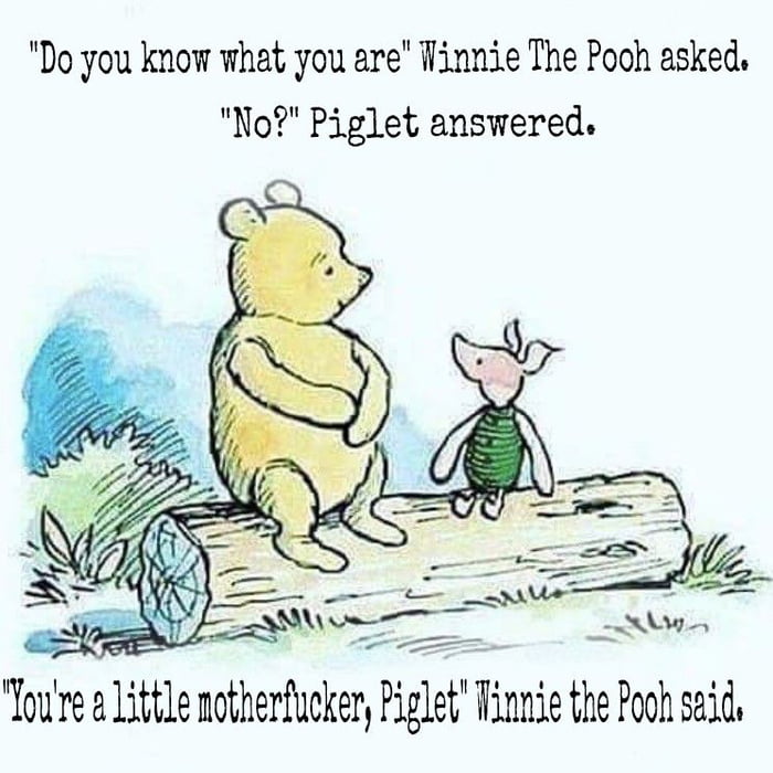 I just love Winnie the Pooh. - 9GAG