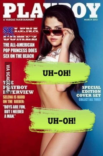 354px x 535px - Selena Gomez goes nude for Playboy ! - 9GAG