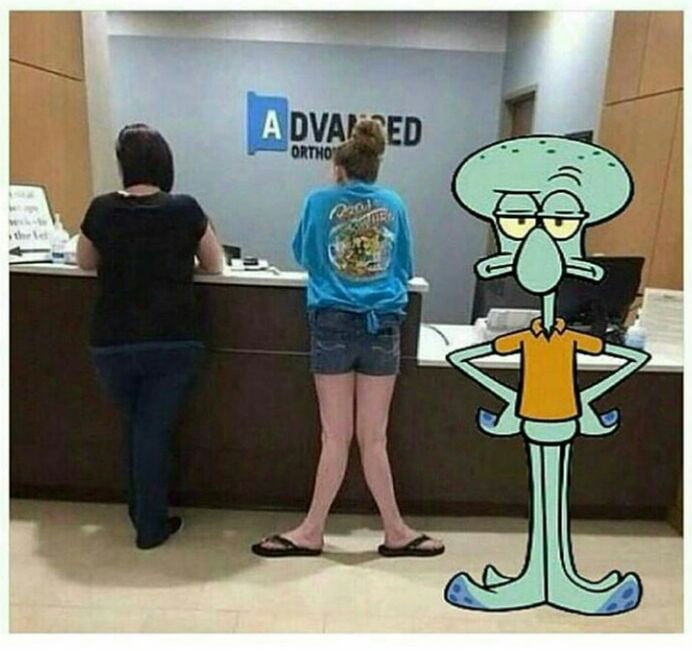 Squidward Out Here Lookin Cute 9gag 