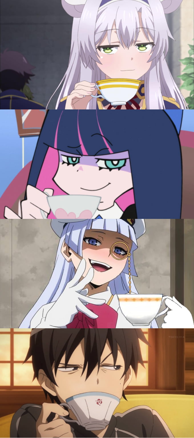 Anime Things and Stuff - Hey! I keep forgetting to post here......sorry  guys! To make it up, have this smug loli smugly sipping from a drink.  Manga: Jahy-sama | Facebook