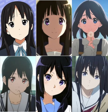 Kyoani Girls With Long Black Hair Are The Best 9gag