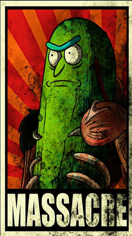 Here S My Wallpaper It S Pickle Rick 9gag