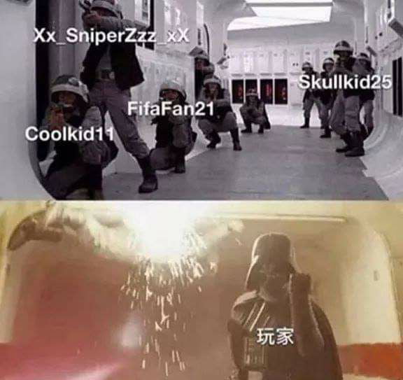 His last name is aimbot. - 9GAG