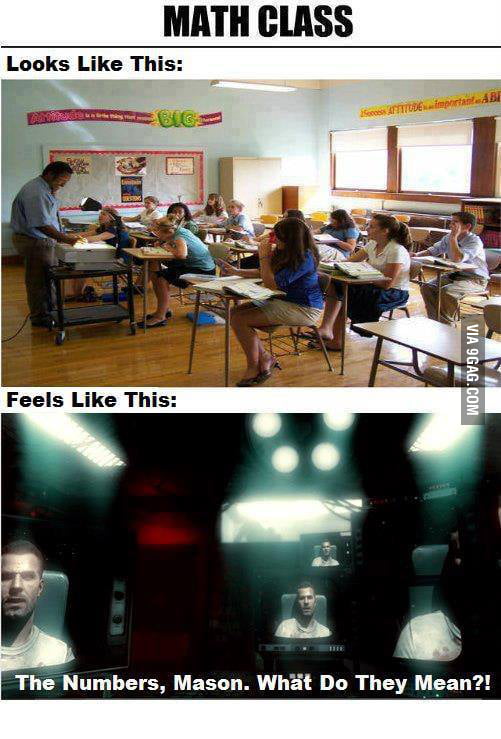 Math Class In A Nutshell 9gag