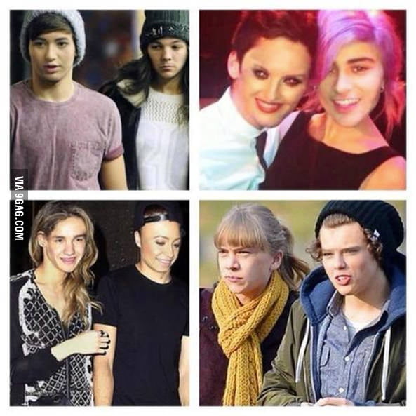 One direction couples face swap - 9GAG