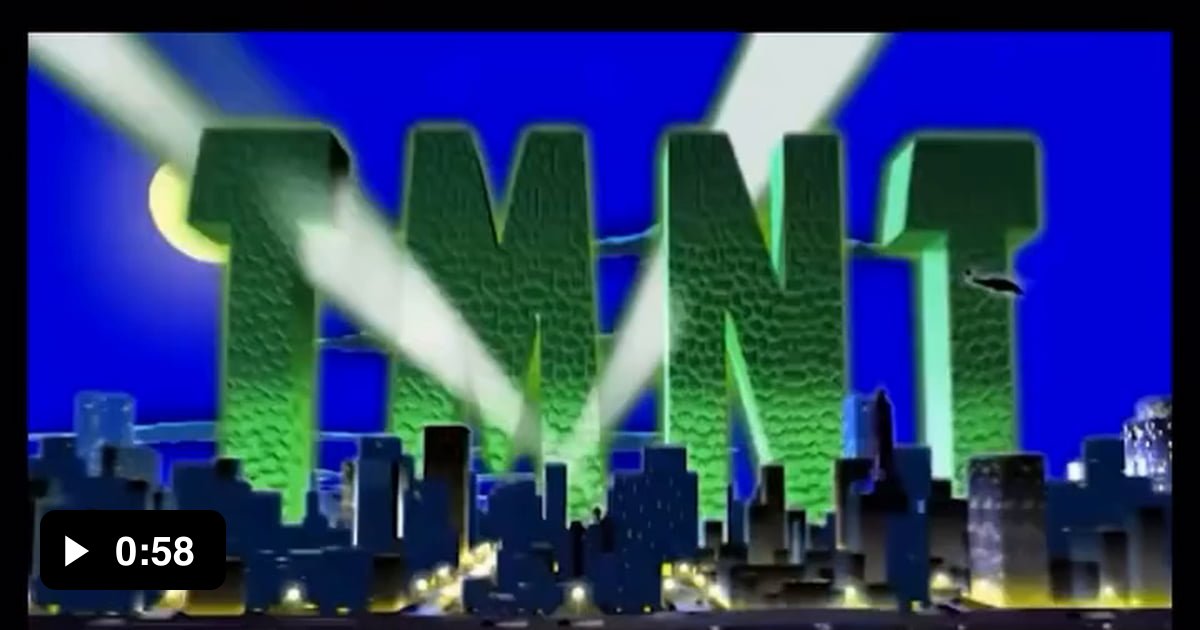 Tmnt Intro Sign The TMNT intro still hits different. Who else was burning DVDs at 5 ...