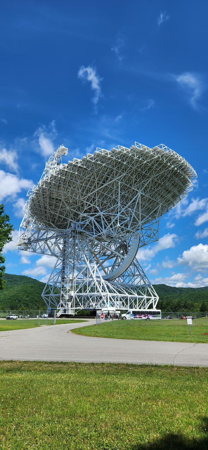 Of a telescope! GBT (Green Bank Telescope) the world's largest fully ...