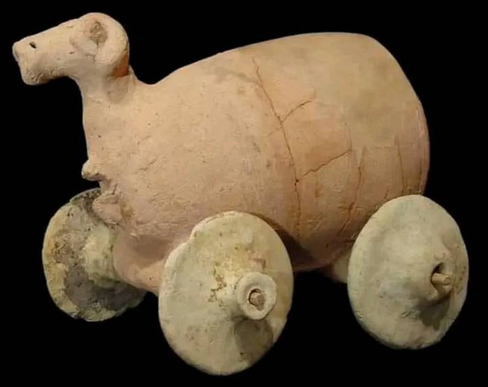 The oldest children's toy, 42 centuries old from Iraq, is in the London