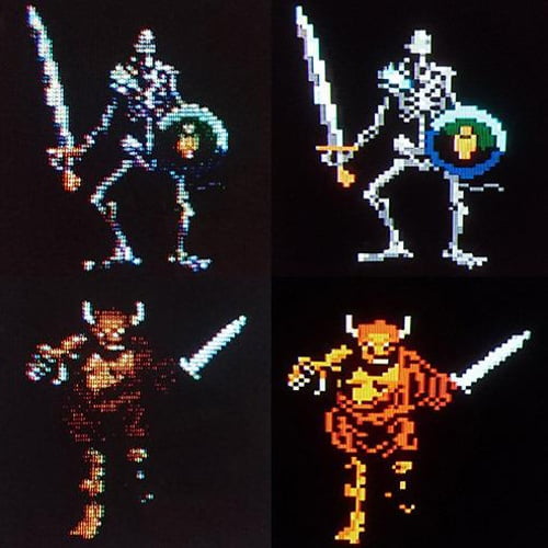 Emulation Graphics Here is an example of old graphics on CRT, vs. modern emulation. On the ...
