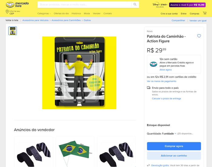 Brasileiro N O Perde Um Tem Patriota Do Caminh O No Mercado Livre