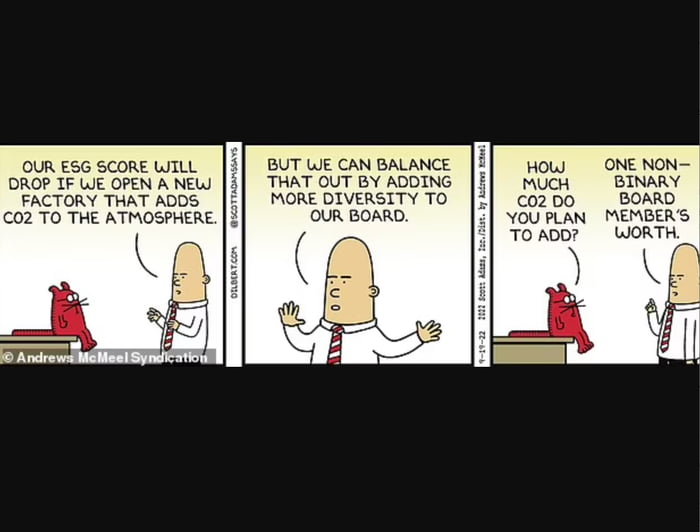 Dilbert creator Scott Adams is getting canceled for saying the Quiet part  out loud. So here's a Dilbert cartoon for you. - 9GAG