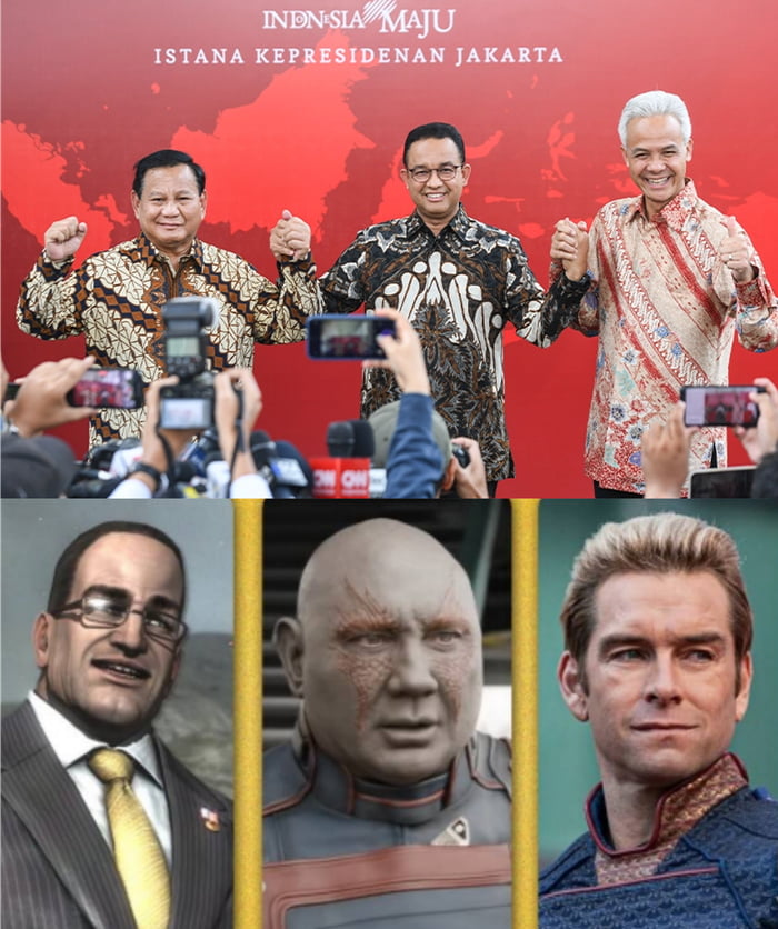 Candidates Of Indonesian Presidential Election 2024 - 9GAG