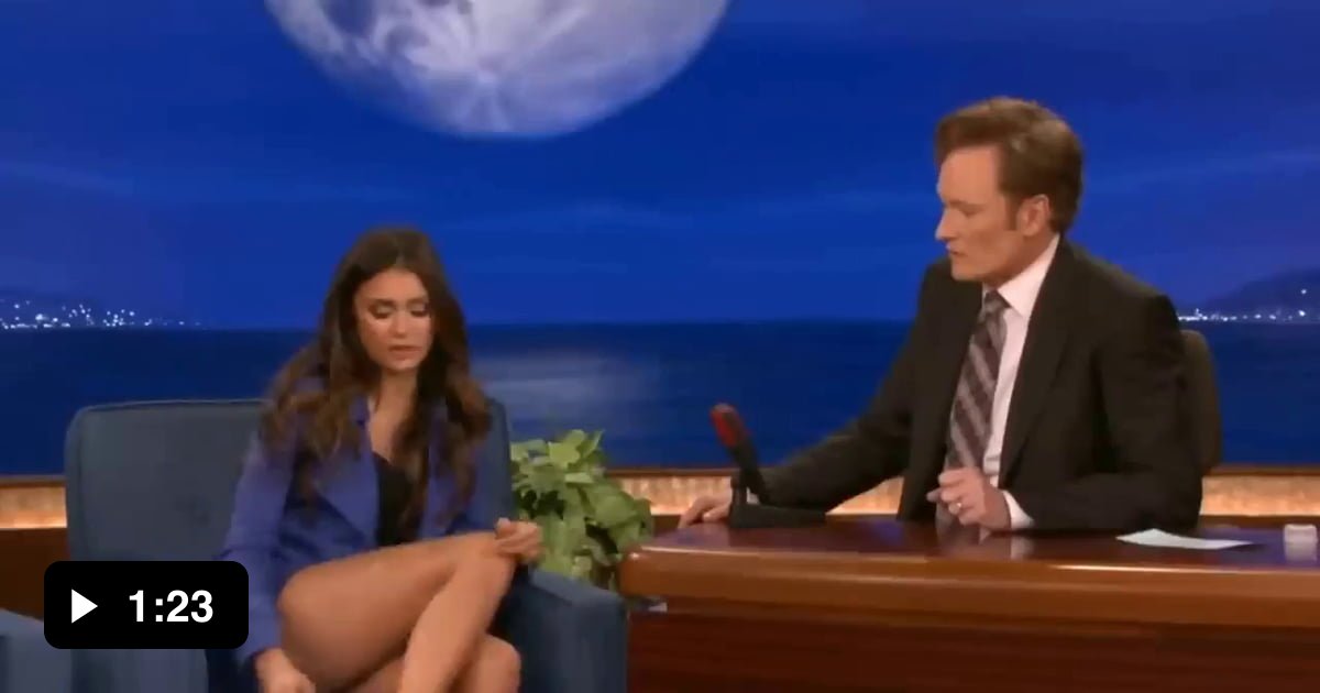 A Moment Conan O Brien Would Never Forget Starring Nina Dobrev 9GAG