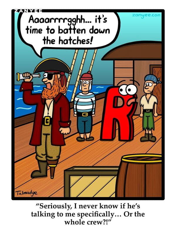 Being A Pirate Is ______. - ChurchMag  Funny cartoons, Pinterest humor,  Uber humor