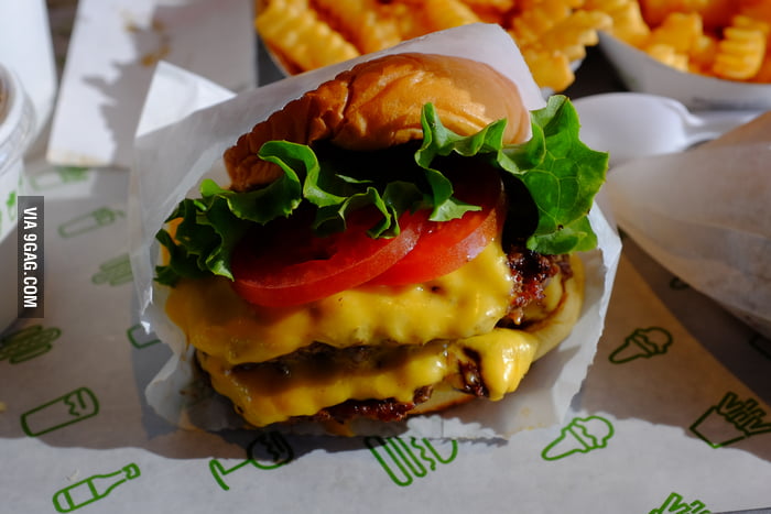 Double ShackBurger, Shake Shack - 9GAG