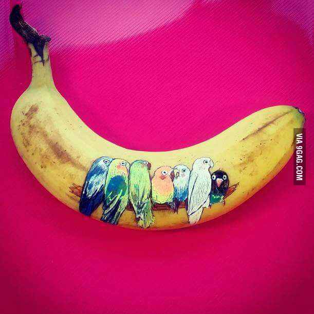 Banana art. 9GAG