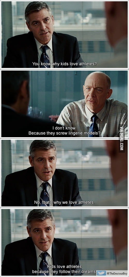 No offence to lingerie models but George Clooney is right. - 9GAG