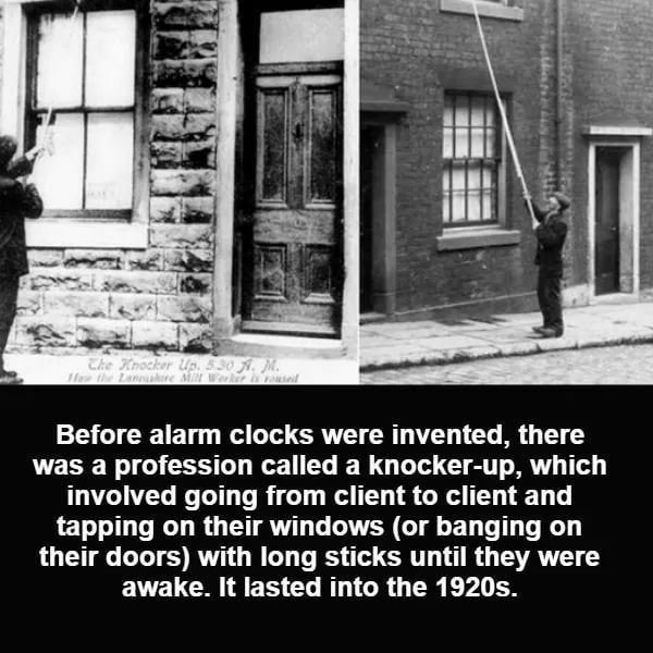 But How Did The Knocker Up Wake Up On Time 9gag 6160