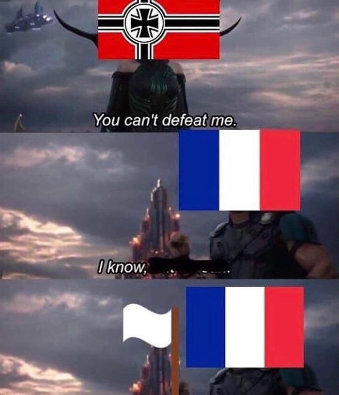 French surrender to Germany in WW2 (1940) - Funny.