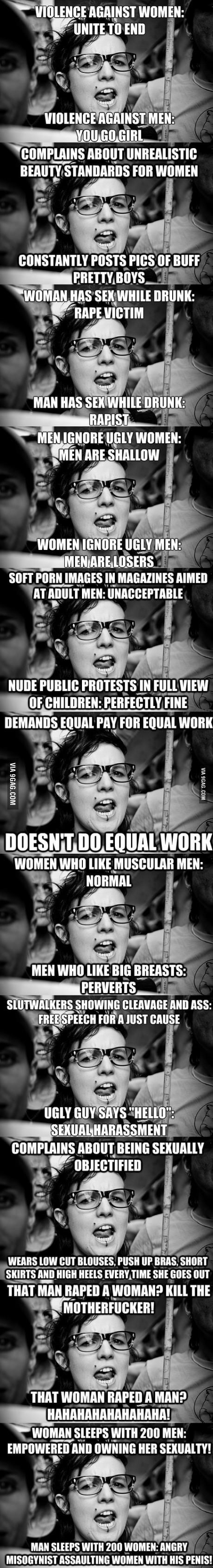 Hypocrite Feminist Meme Compilation Last One Is My Fav 9GAG