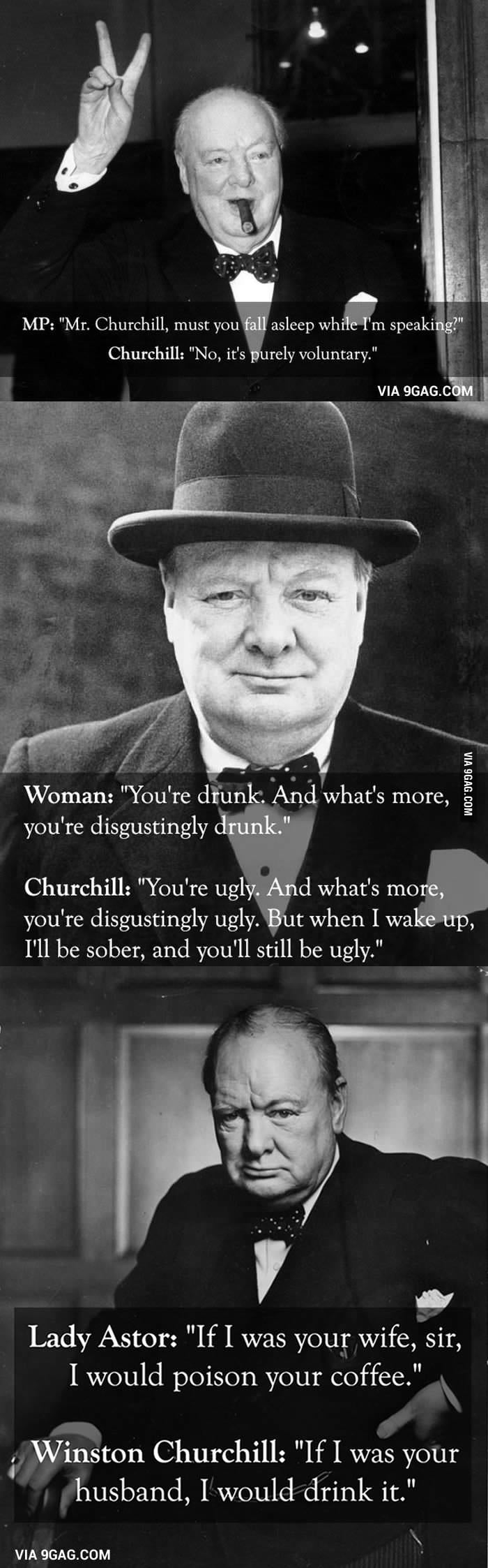 Churchill Was A Boss 9GAG