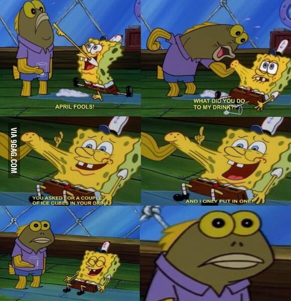 Spongebob takes it too far sometimes... - 9GAG