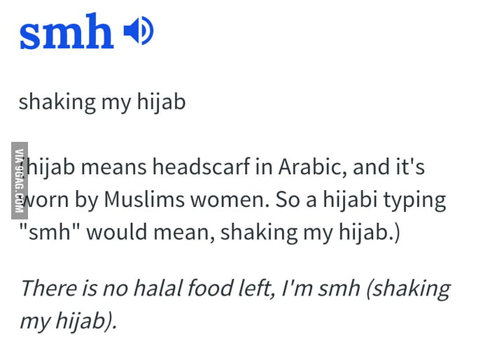 for those who asked what smh means 9gag