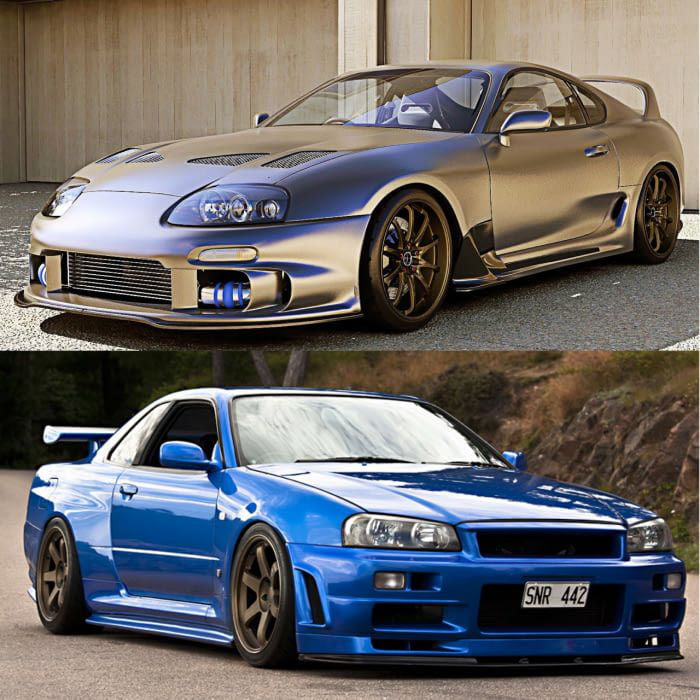 Nissan GTR r34 Supra