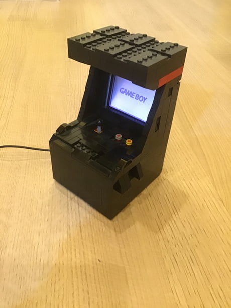 Made This Little Lego Arcade Cabinet For My Gameboy Advance And