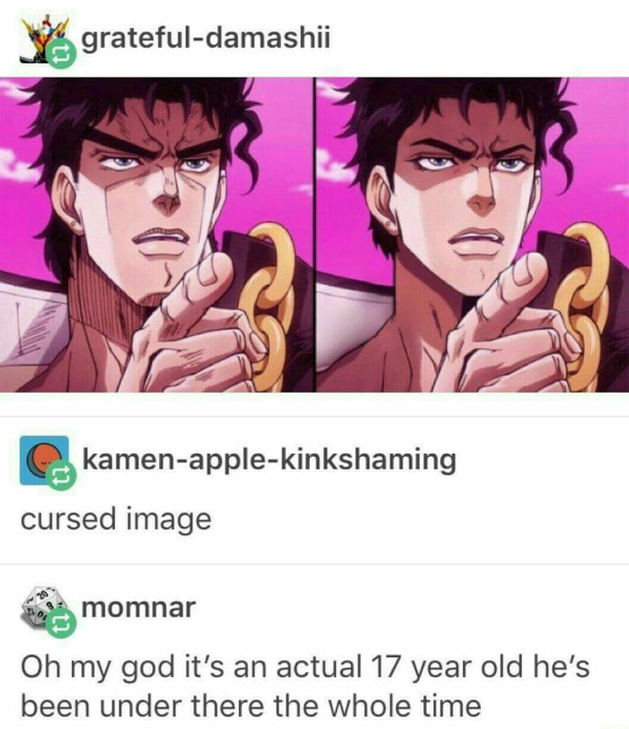 young-jotaro-looks-younger-9gag