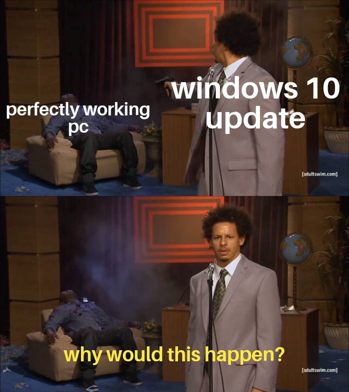 Guys a windows 10 update just killed my pc and I have a project in