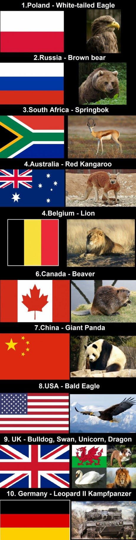National animals of European countries - 9GAG