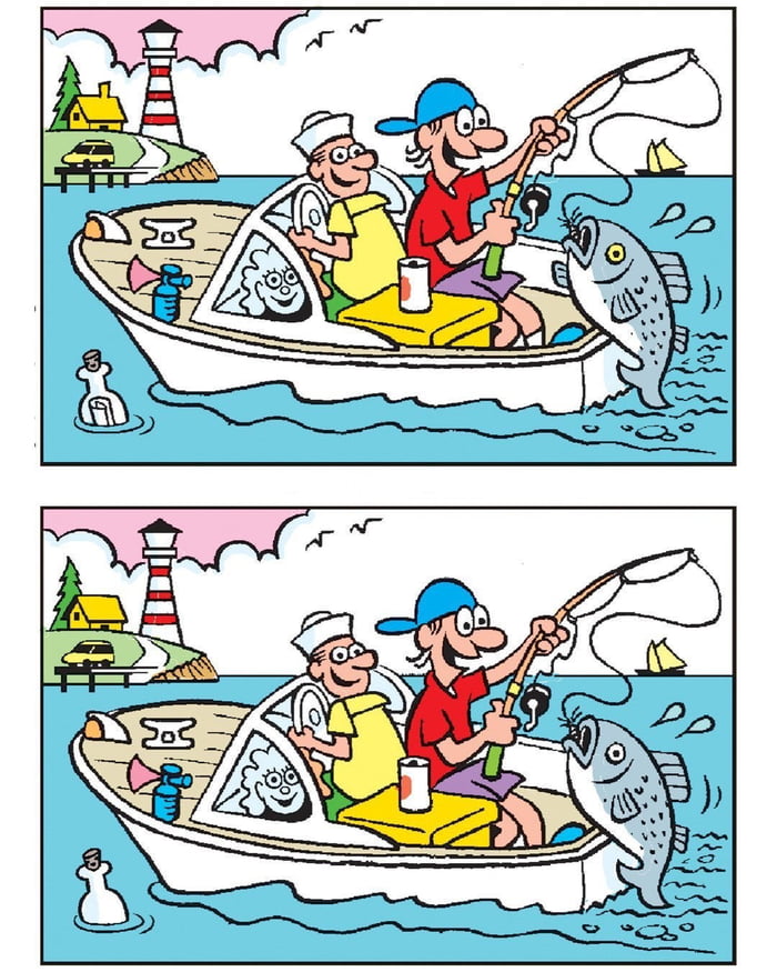 Can you spot the six differences in 40 seconds? - 9GAG