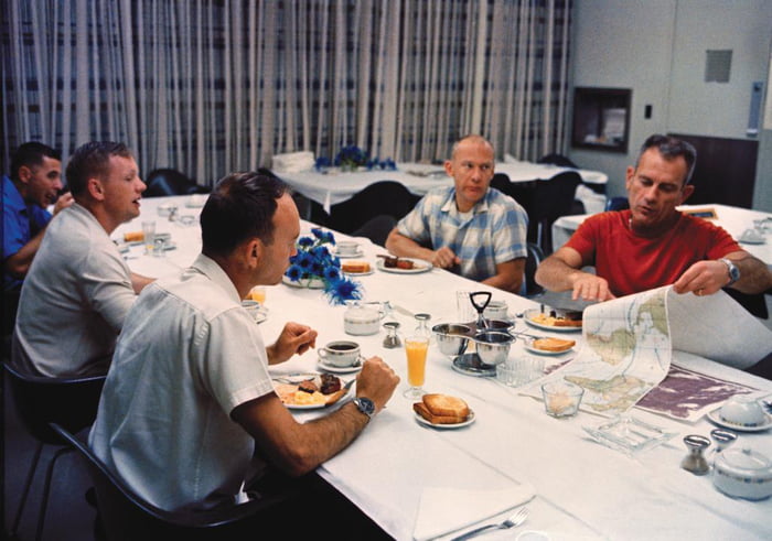 Apollo 11 astronauts Neil Armstrong, Michael Collins and Buzz Aldrin ...